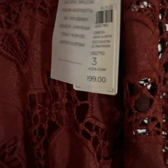 Chicos NWT Lace Maxi Dress size 3 - Picture 4 of 5